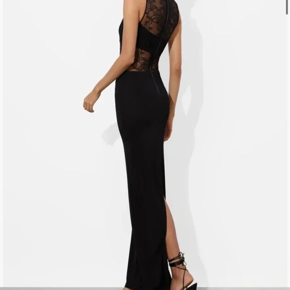 Alice + Olivia Black Lace Maxi Dress Alice + Olivia Black Lace Maxi Dress